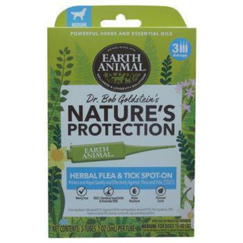 Earth Animal Flea & Tick Spot On Medium Dog