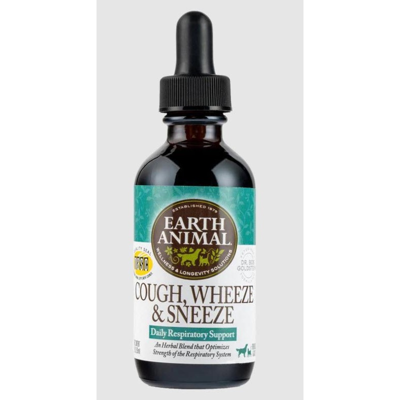 Earth Animal Health Cough-Wheeze & Sneeze 2 oz