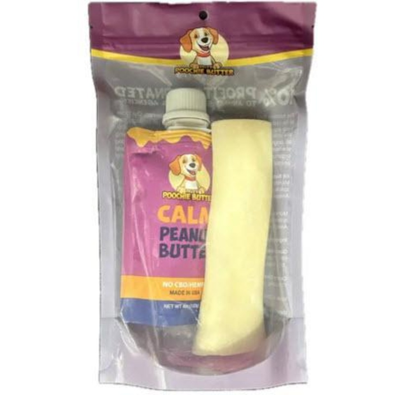 Poochie Butter 5-6" Marrow Bone & Calm Squeeze Pack 2pc