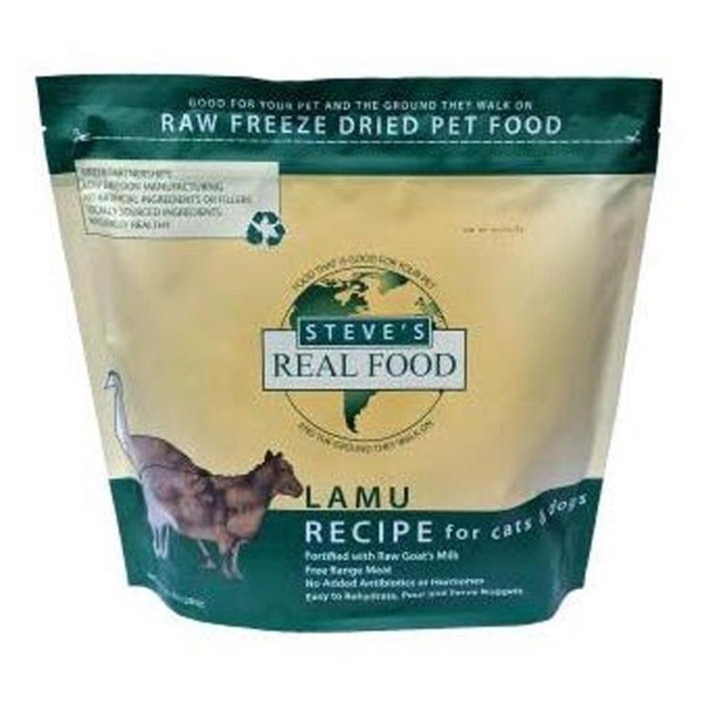 Steve's FD Dog & Cat Nuggets Lamu Lamb/Emu 20oz