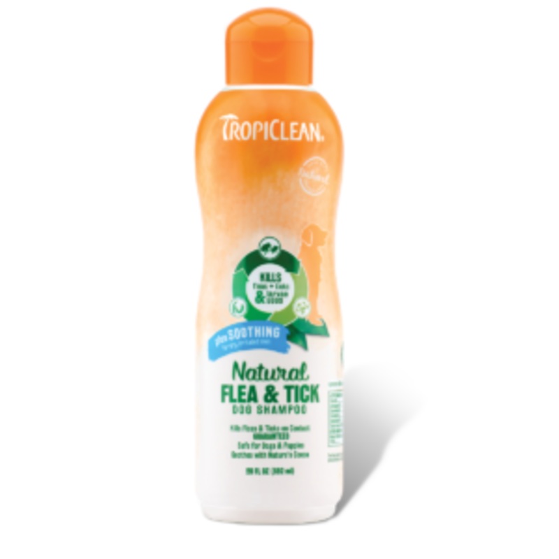 Tropiclean Natural Flea & Tick Shampoo Plus Soothing
