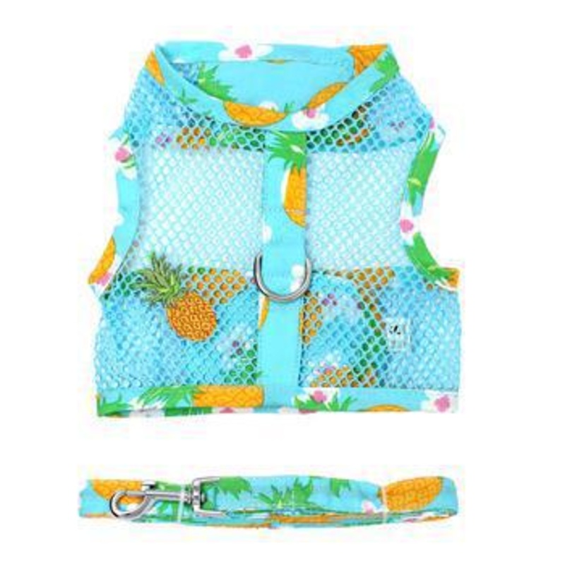 Pineapple Luau Cool Mesh Harness Doggie Design