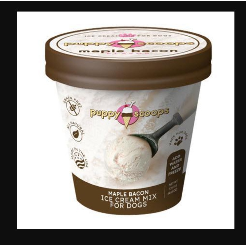 Puppy Scoops Ice Cream Mix - Maple Bacon 4.6oz