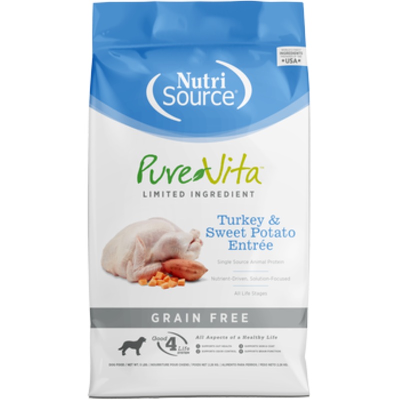 Pure Vita Dog Dry GF Turkey & Sweet Potato