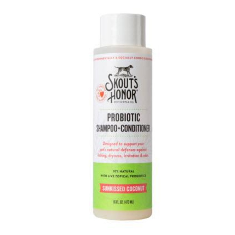 Skout's Honor Grooming Shampoo + Conditioner 16 oz Coconut