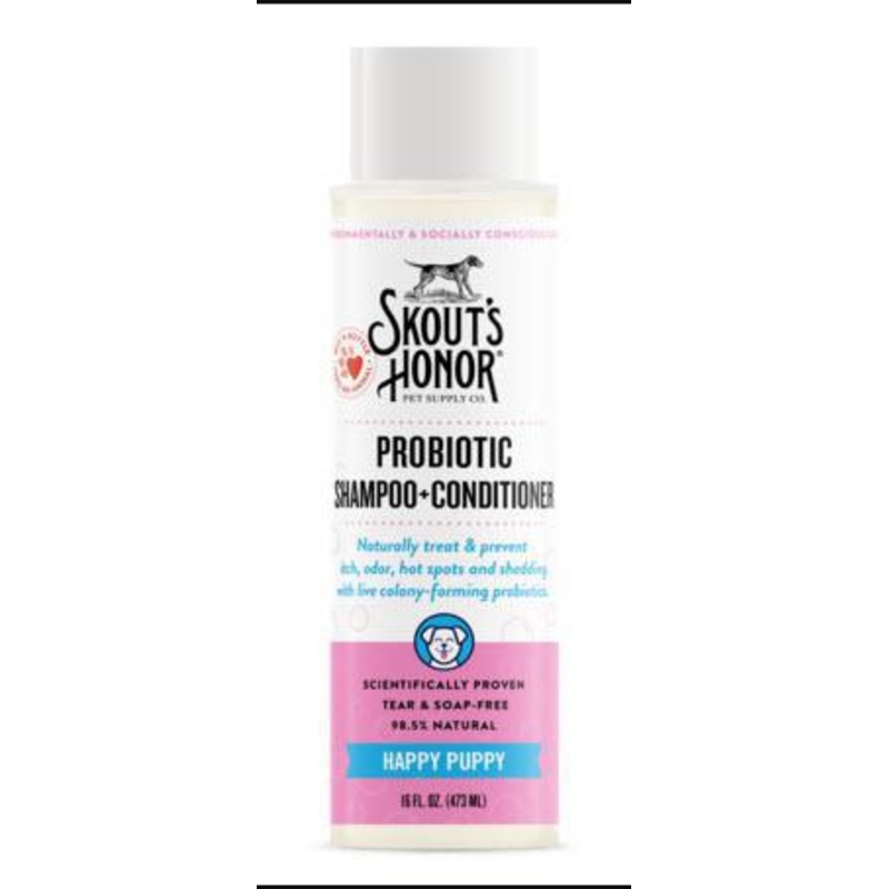 Skouts Honor Grooming Happy Puppy Shampoo + Conditioner 16oz