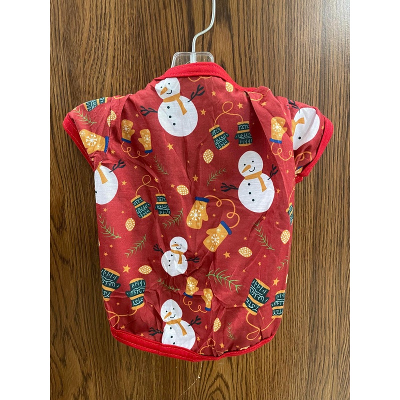 Snowman red pattern Tshirt