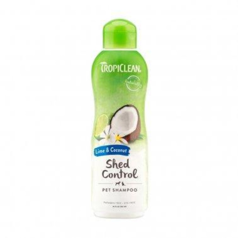 Tropiclean Lime & Coconut Shed Control Dog Shampoo 20 Oz