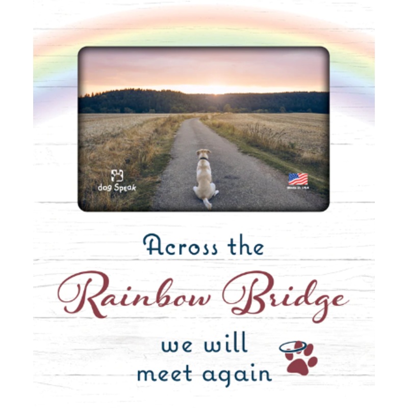 Vertical Wood Frame - Across the Rainbow Bridge