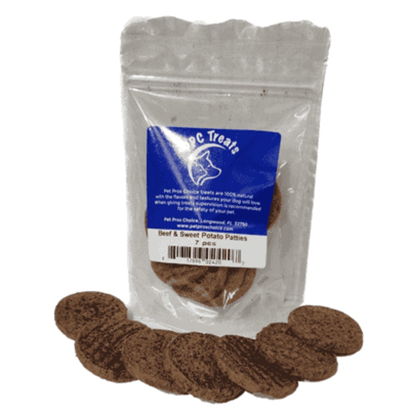 Beef & Sweet Potato Patties 7 ct