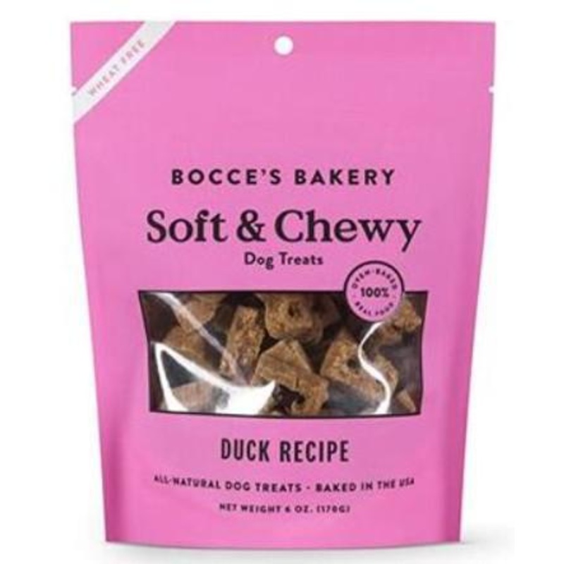 Bocce's Dog Treat Basics Soft & Chewy Duck 6 oz