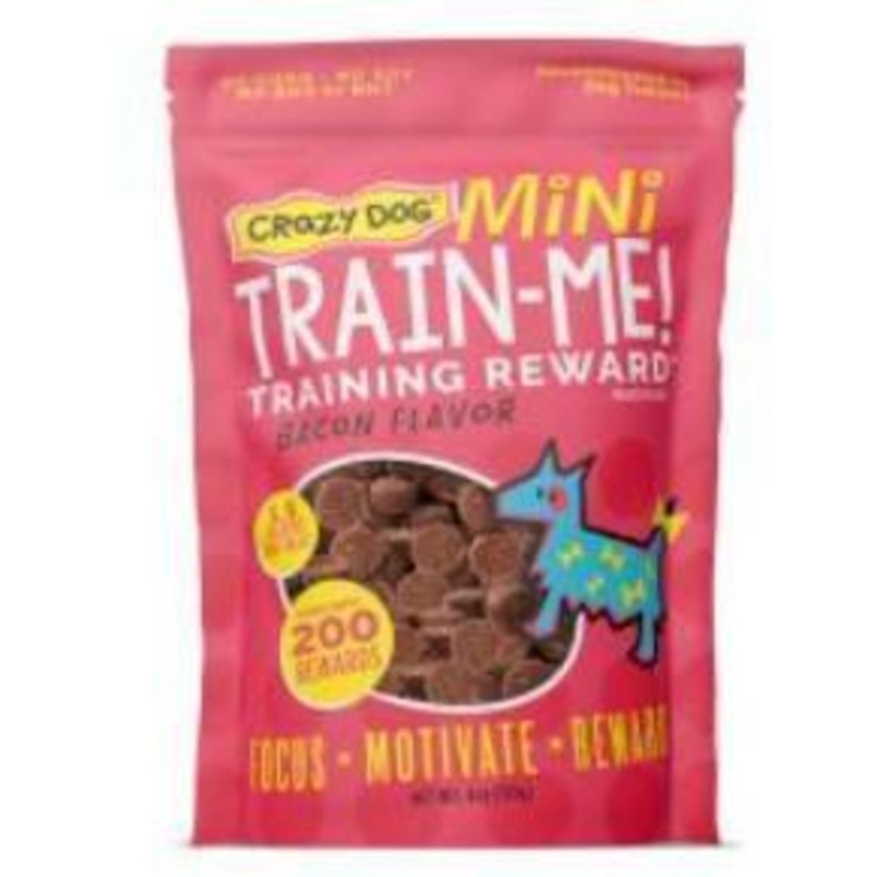 Crazy Dog Train-Me! Training Treat Minis Bacon 4 oz