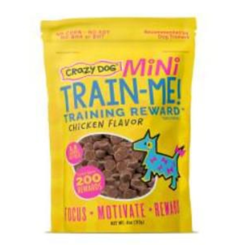 Crazy Dog Train-Me! Training Treat Minis Chicken 4 oz