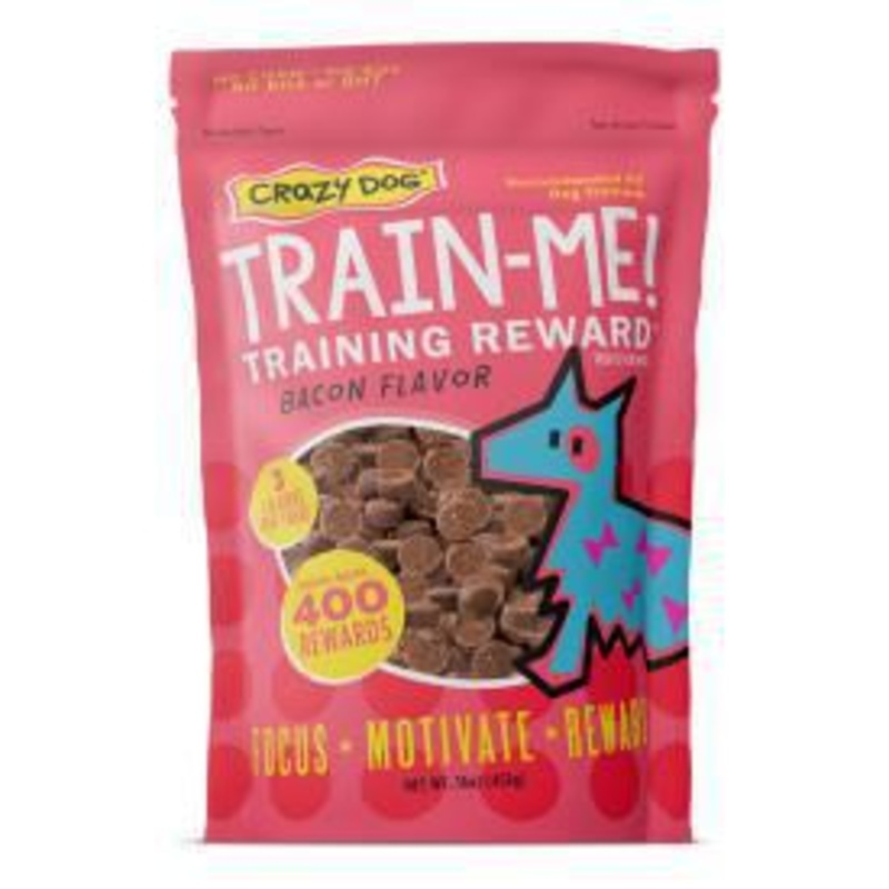 Crazy Dog Train-Me! Training Treats Bacon 16 oz