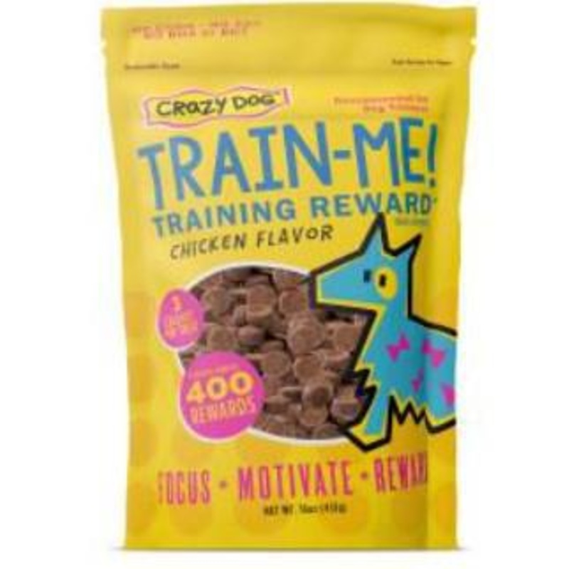 Crazy Dog Train-Me! Training Treats Chicken 16 oz