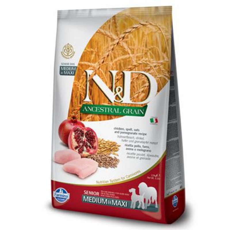 Farmina Dog Dry ANCESTRAL GRAIN Chicken & Pomegranate Senior