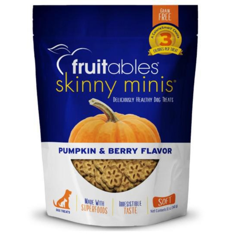 Fruitables Skinny Minis Soft Dog Treats Pumpkin & Berry