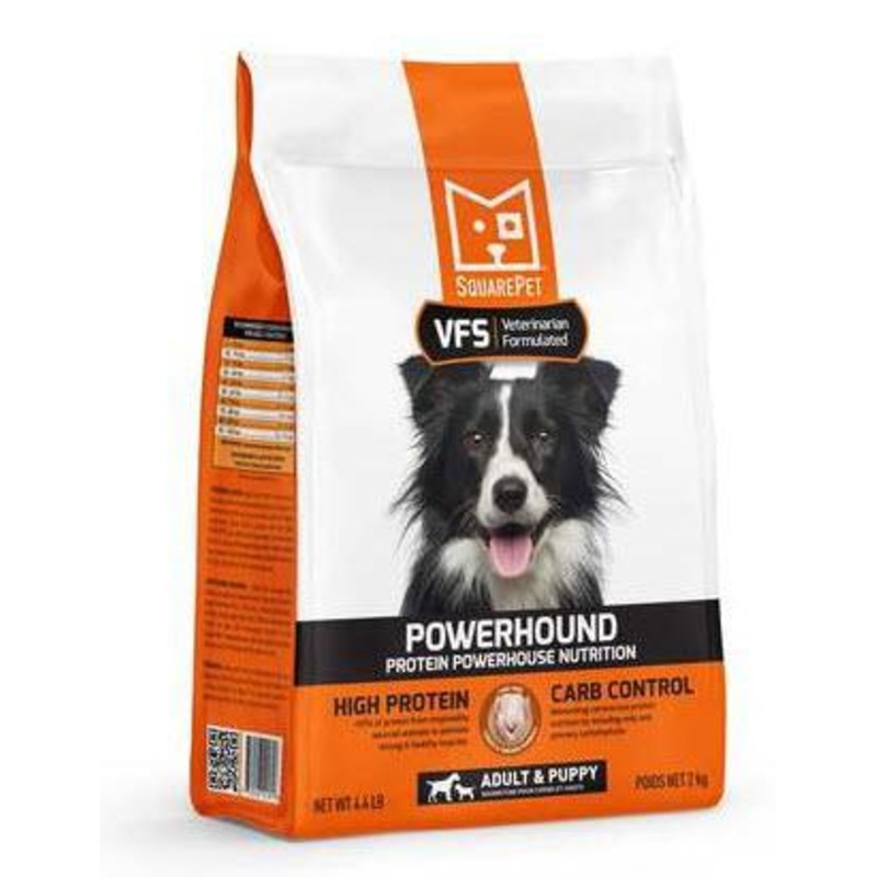 SquarePet Dog Food VFS POWERHOUND Turkey & Chicken