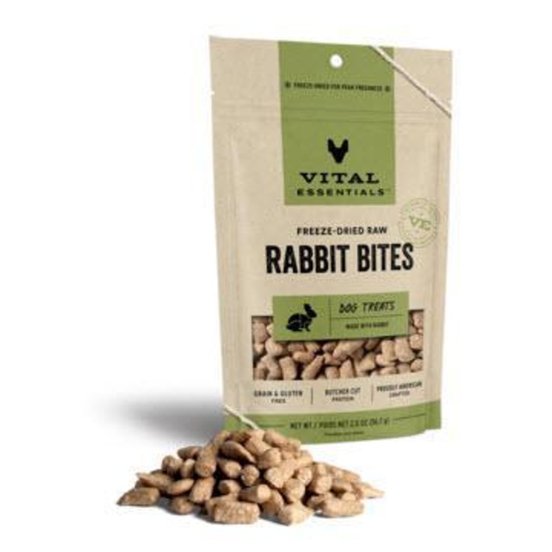 Vital Essentials Dog FD Treat Rabbit Bites
