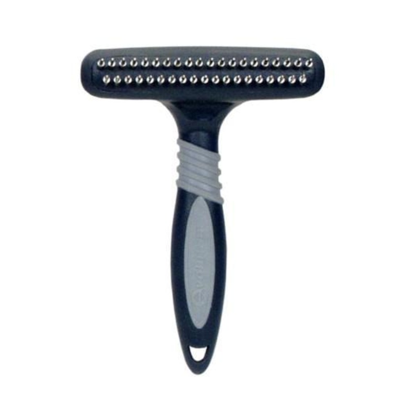 Evolution Dog Undercoat Double Row Rake With Rotating Pins