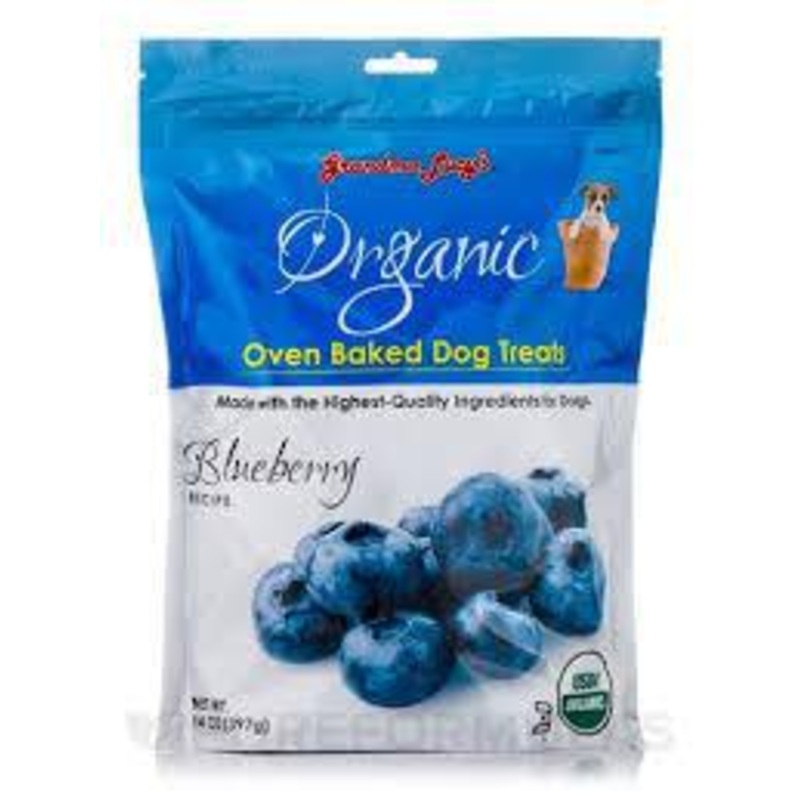 Grandma Lucy's Dog Treats Organic Baked Blueberry 14 oz