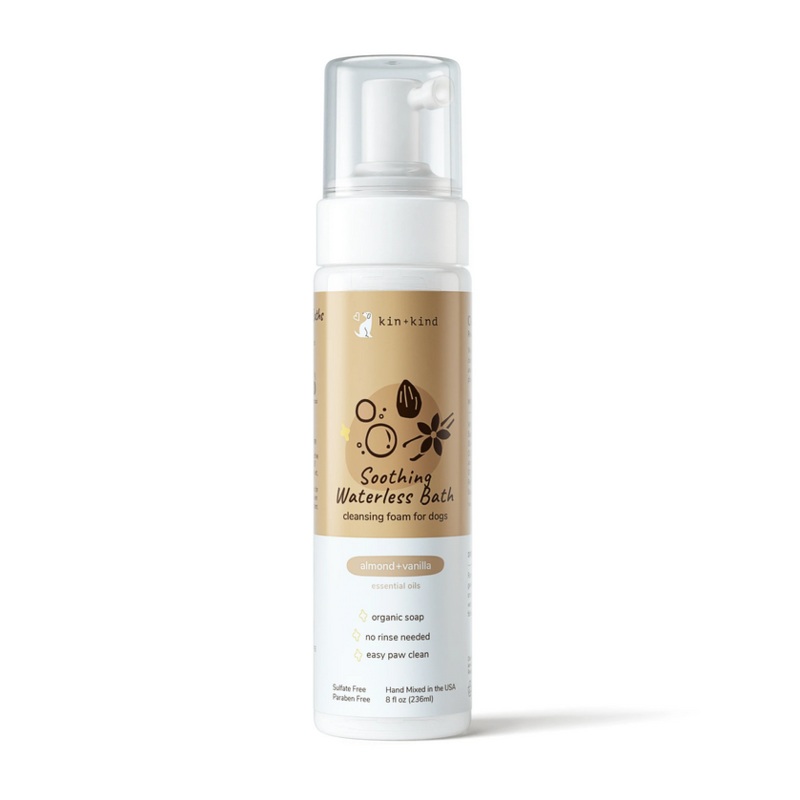Kin + Kind Soothing Almond + Vanilla  Waterless Bath 8 oz.