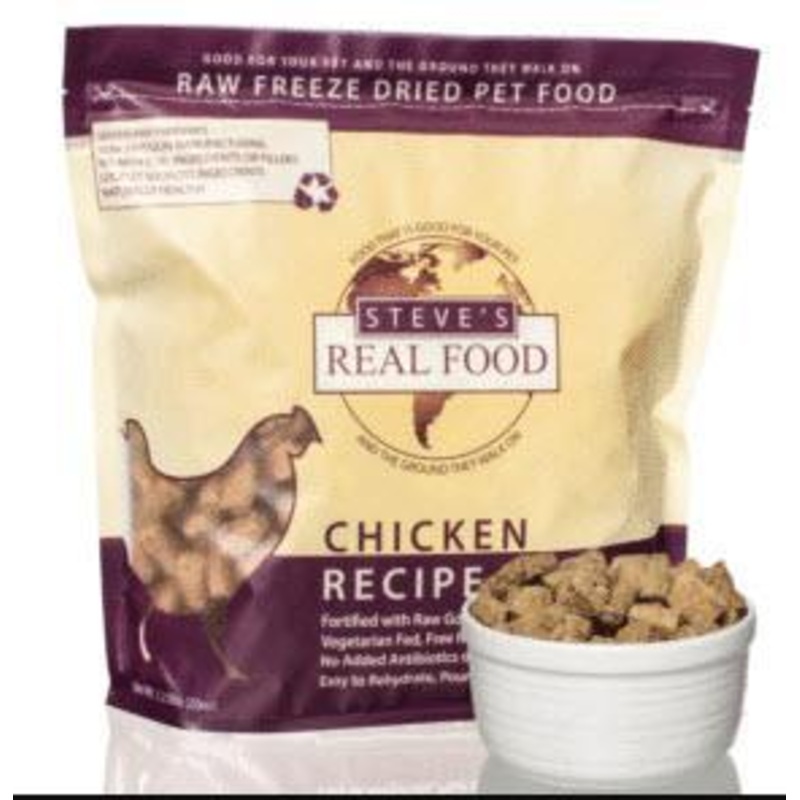 Steve's FD Dog & Cat Chicken Nuggets 1.25#