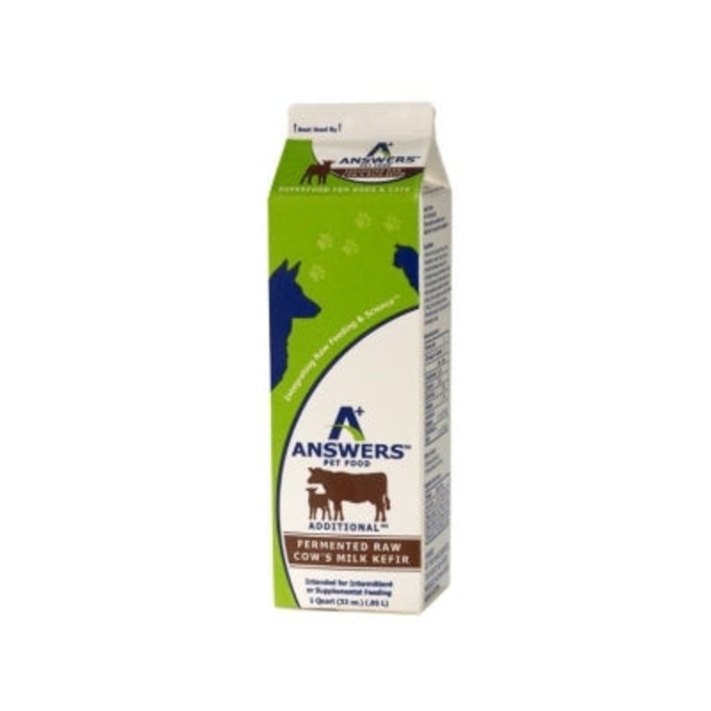 Answers Fermented Raw Cow Milk Kefir 32 oz