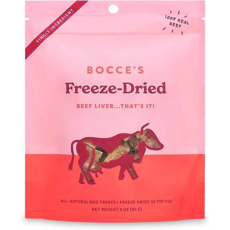 Bocce's Freeze Dried Beef Liver 3 oz