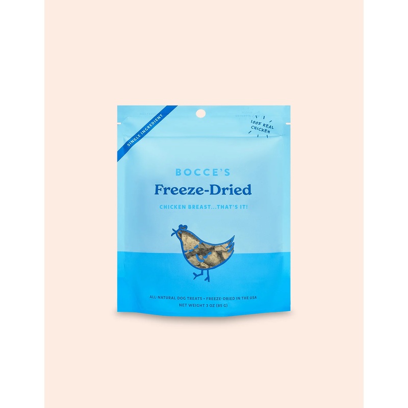 Bocce's Freeze Dried Chicken Breast 3 oz