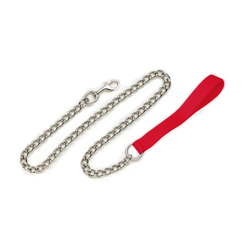 Coastal Chain Dog Leash with Nylon Handle