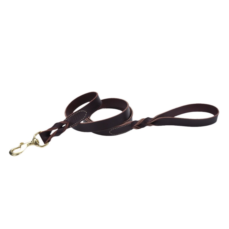 Coastal Latigo Brown Leather With Brass