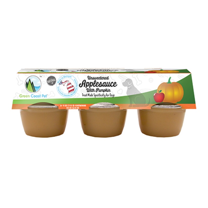 Green Coast Pet Apple Sauce With Pumpkin 6 Pack