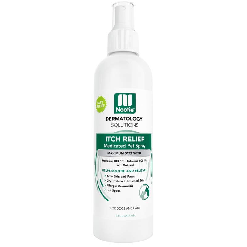 Nooties Dermatology Itch Relief Medicated Pet Spray 8 oz.