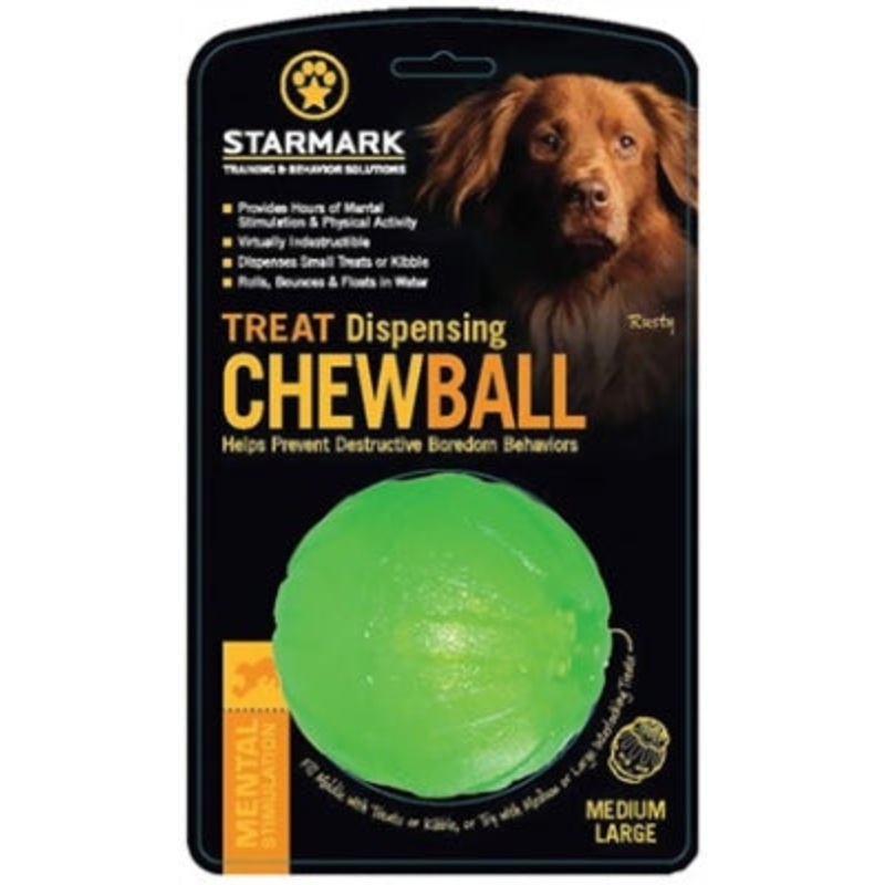 Starmark Treat Dispensing Chew Ball Medium