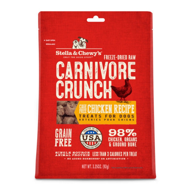 Stella & Chewy's Carnivore Crunch Freeze-Dried Chicken 3.25 oz.
