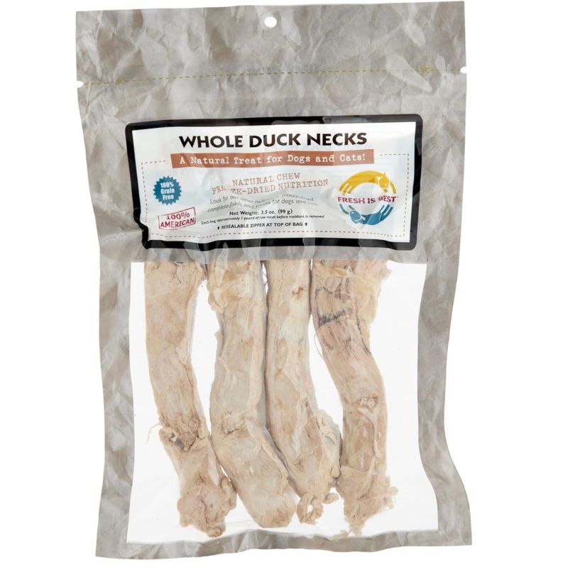 Fresh is Best Whole Duck Necks 3.5 oz.