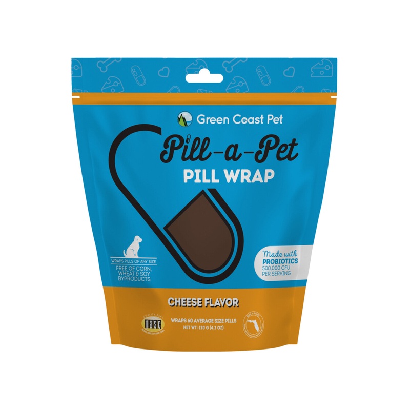 Green Coast Pet Pill A Pet Cheese Wraps