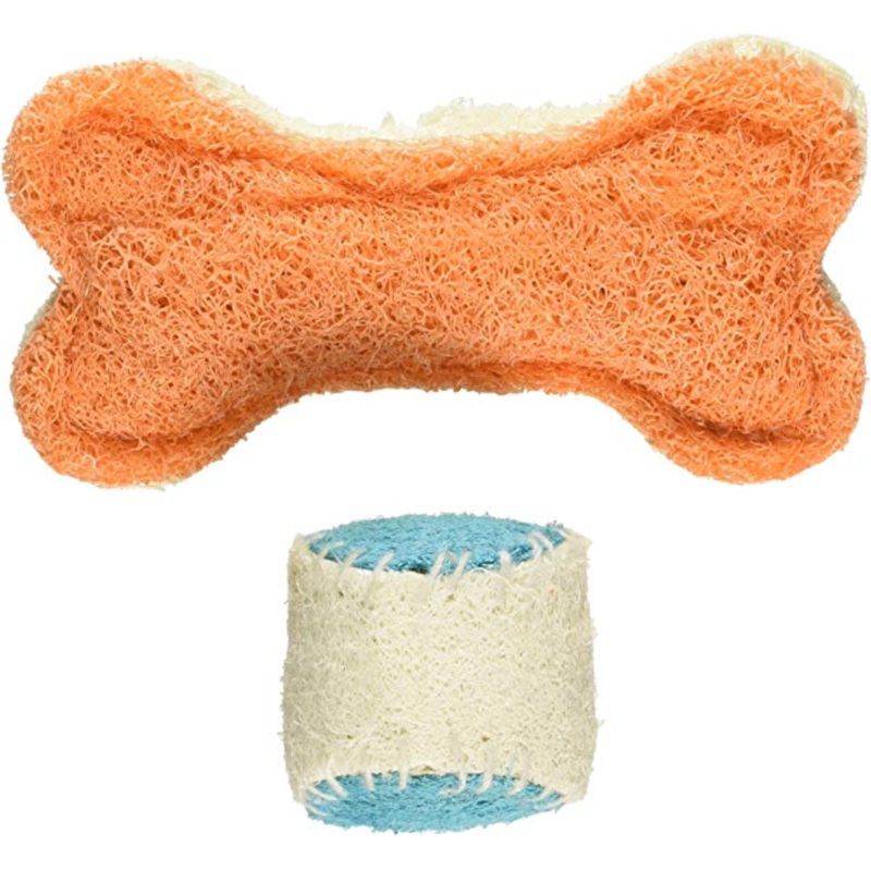 Hip Doggie Loofah Bone/Ball Combo