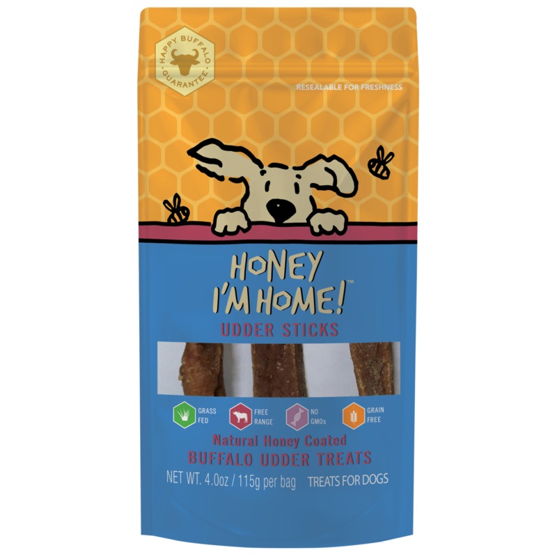 Honey I'm Home Buffalo Udder Sticks 4 oz.