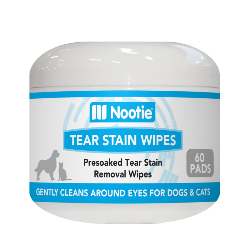 Nootie Tear Stain Wipes with Aloe Vera 60 ct