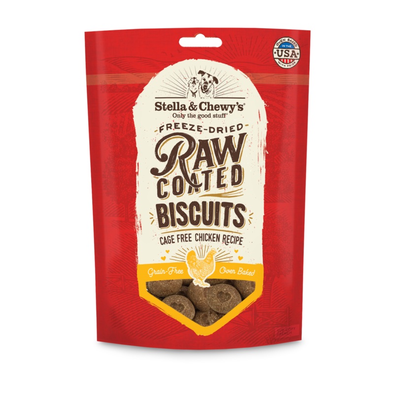 Stella & Chewy's Raw Coated Biscuits Chicken 9 oz.