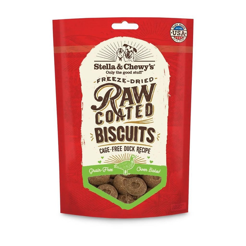 Stella & Chewy's Raw Coated Biscuits Duck 9 oz.