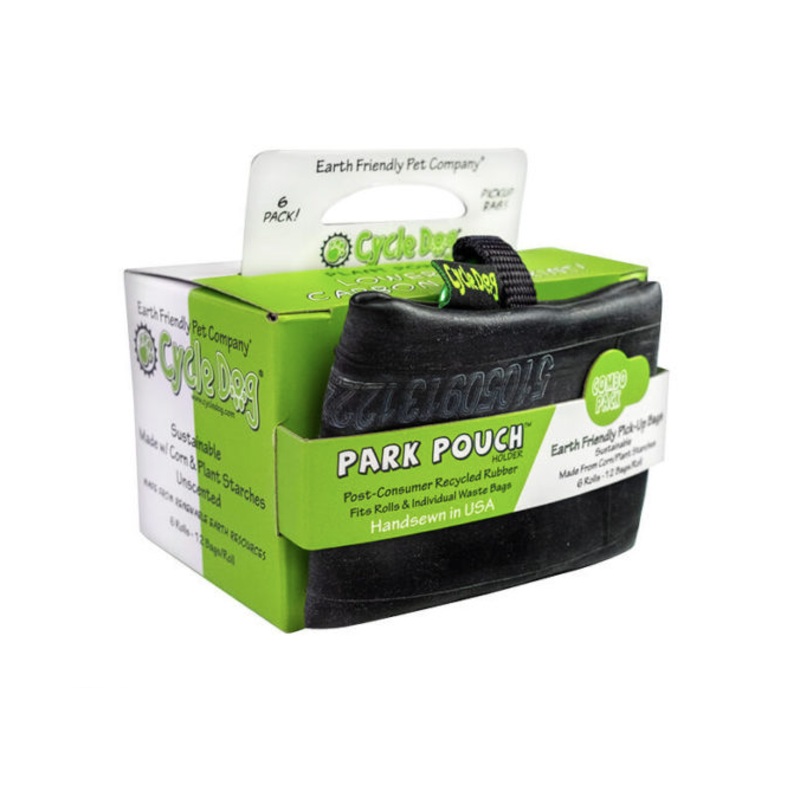 Cycle Dog Park Pouch Combo 6 Green Poop Bags