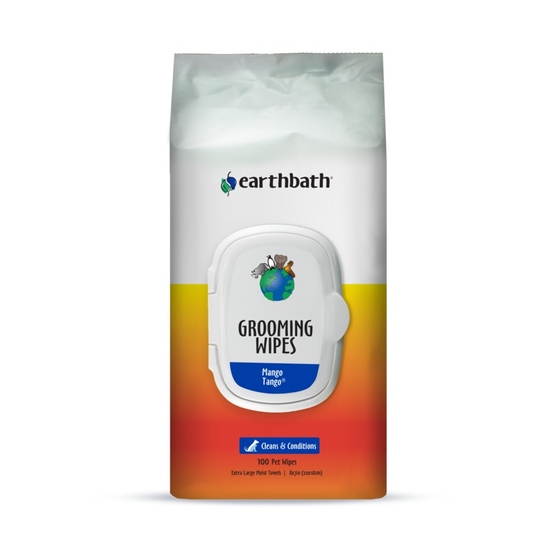 Earthbath Mango Tango Grooming Wipes 100 ct.