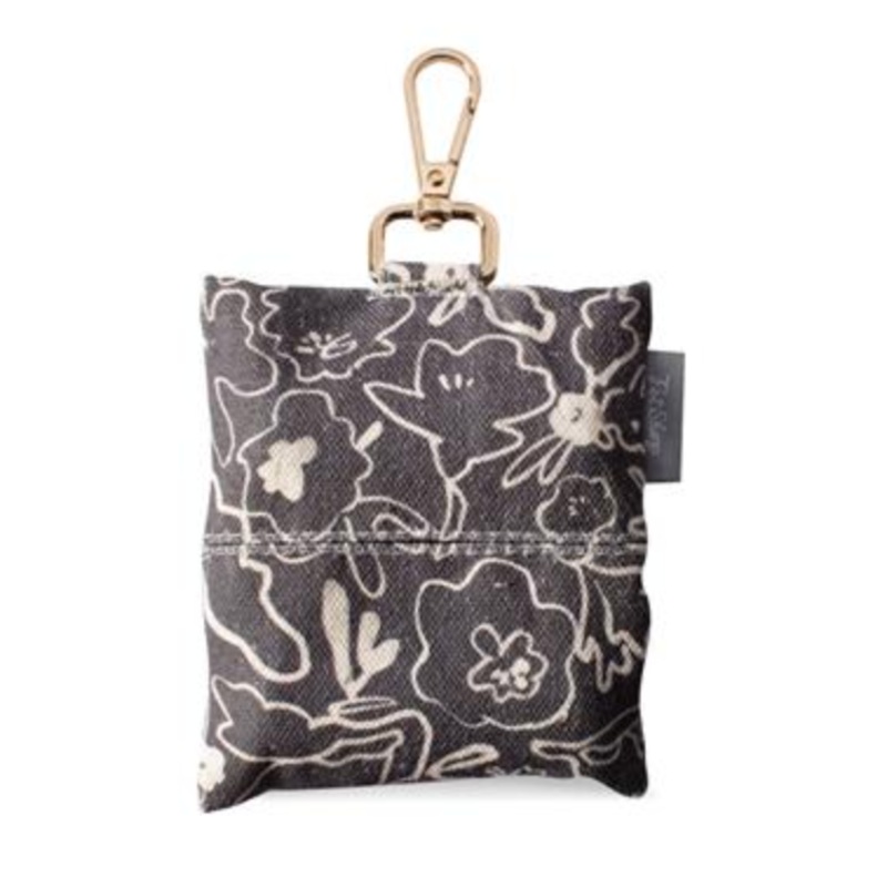 Fringe Canvas Waste Bag Key Chain