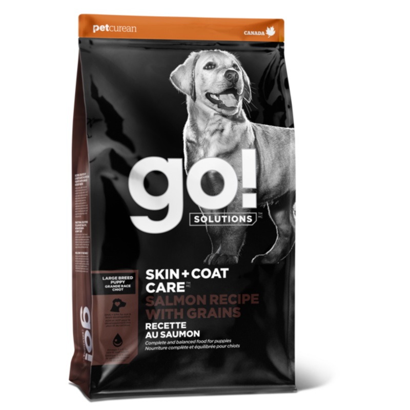Go! Solutions Skin & Coat Care with Grain Salmon Large Breed Puppy