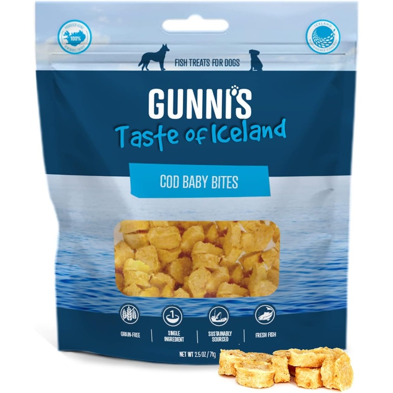 Gunni's Baby Bites Cod Treat  2.5 oz