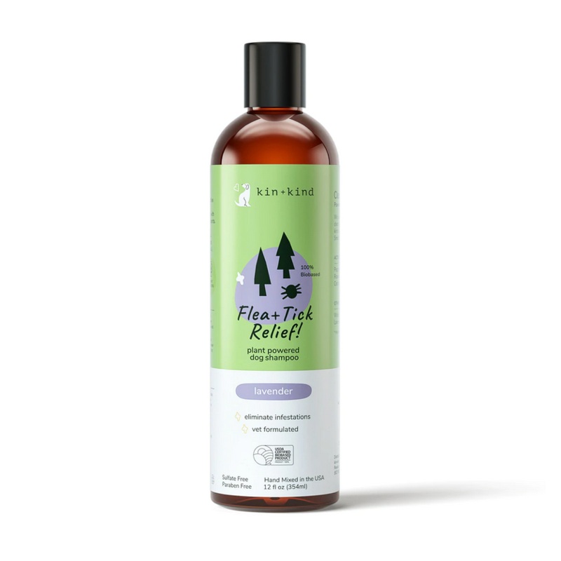 Kin + Kind Flea & Tick Shampoo 12 oz.