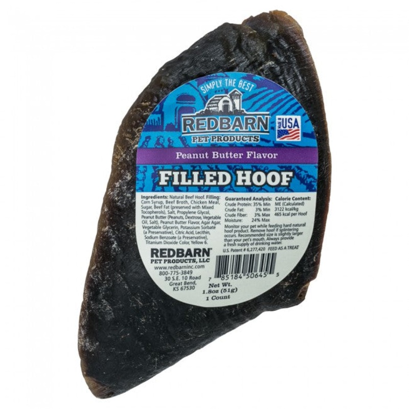 Red Barn Filled Peanut Butter Hoof